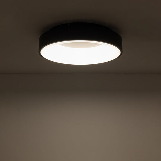 Plafonieră HALO D38 cm Negru