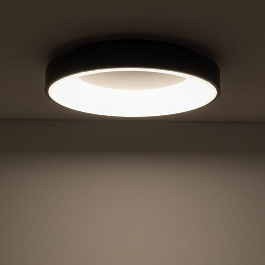 Plafonieră HALO D48 cm Negru