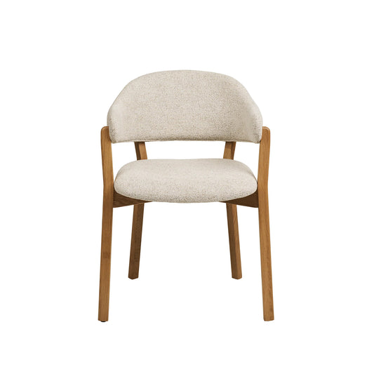 Scaun dining KIRCO stejar natur cu braţe