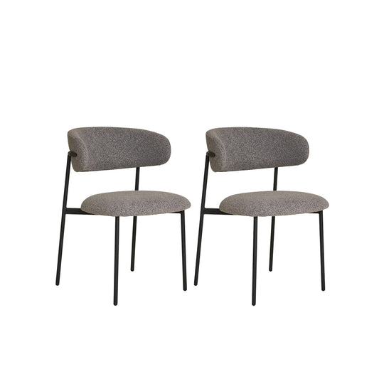 Set 2 scaune dining ALDO gri