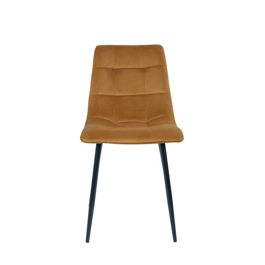 Scaun dining CAYEN – galben ocru