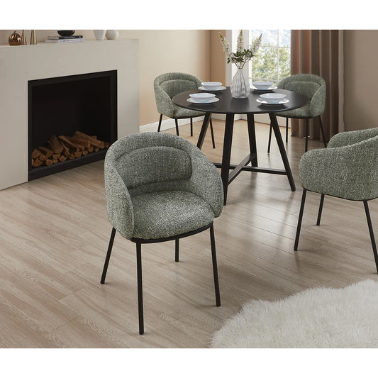 Scaun dining TERRA verde