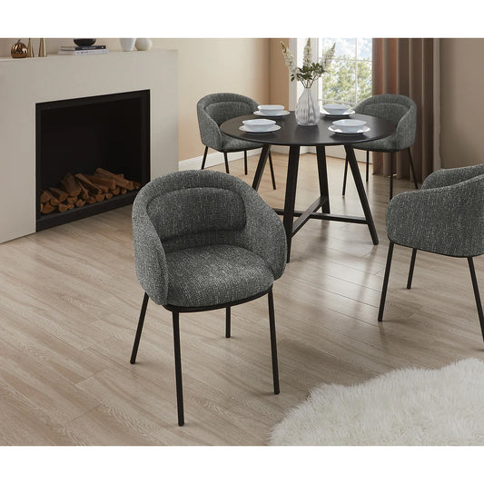 Scaun dining TERRA Antracit