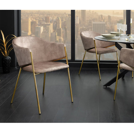Scaun dining MORRA Bej taupe