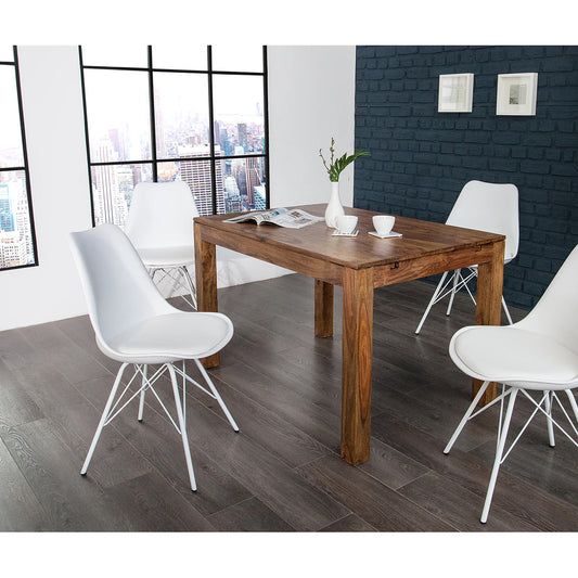 Set 4 scaune SCANDIA Albe