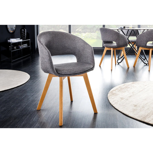 Scaun dining ELM Gri