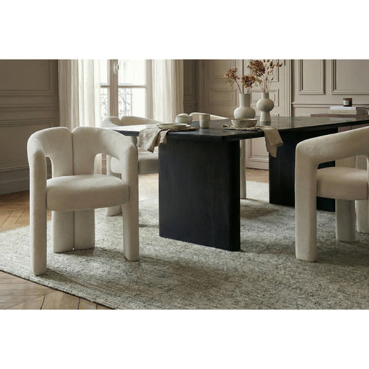Scaun dining TULIA Alb