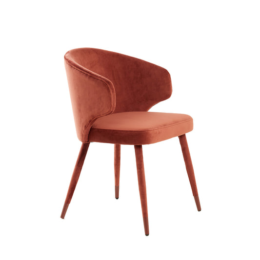 Scaun dining LIOR roşu terracotta