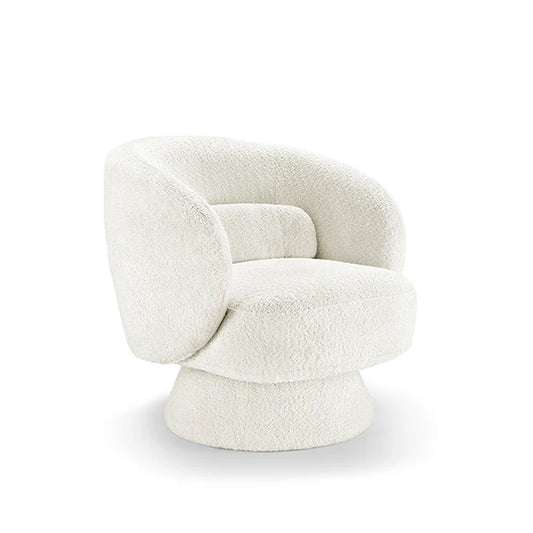 Fotoliu rotativ NORA Ivory