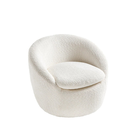 Fotoliu rotativ AVA alb