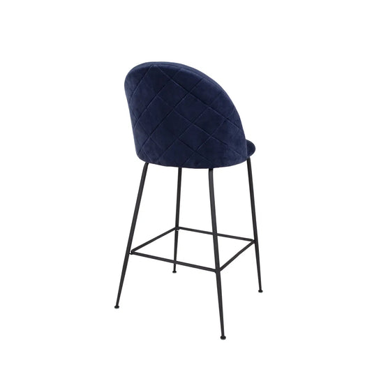 Scaun bar GENEVA bleumarin H 76 cm