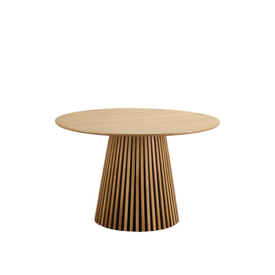Masă dining VELLA Ø120 cm stejar natur