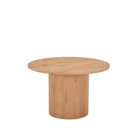 Masă dining FJORD natur - Ø120 cm