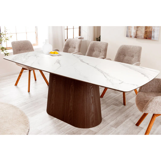 Masă dining ELVA 200x90 cm Nuc