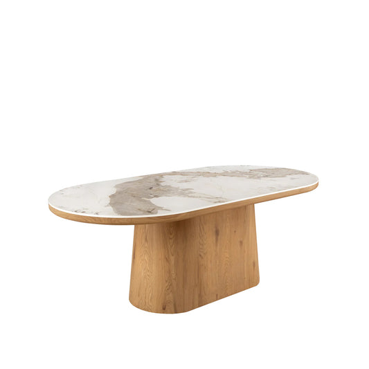 Masă dining ELVA 200x100 cm stejar