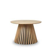 Masă cafea CAMPORA Ø 70 cm Natur