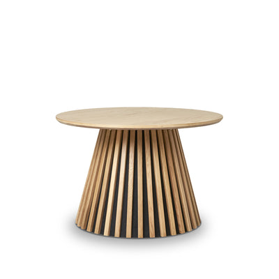 Masă cafea CAMPORA Ø 70 cm Natur