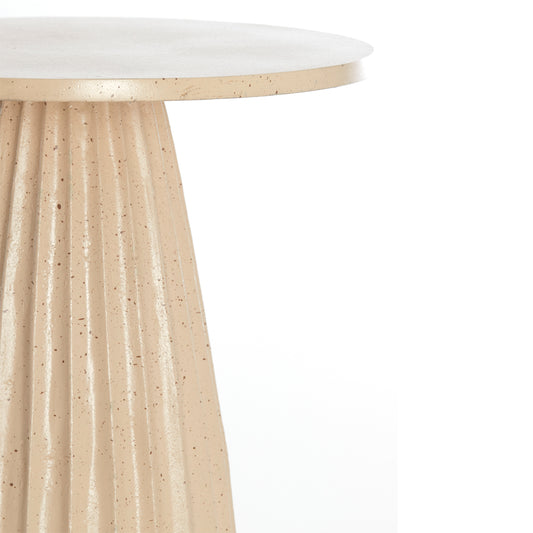 Măsuţă laterală LUNA bej Ø 40x51 cm