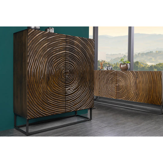 Bufet înalt ORBIT Natural 2 uşi