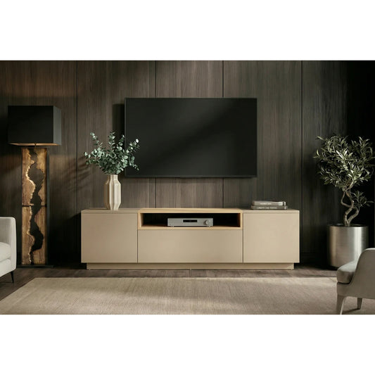 Comodă TV LOFT Bej & Natur 160 cm
