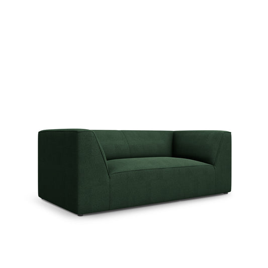 Canapea RENO 2L în ţesatură structurată verde