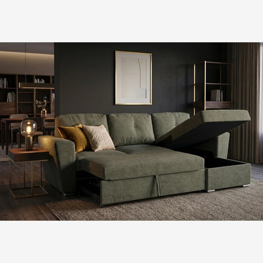Canapea extensibilă AUSTIN Verde