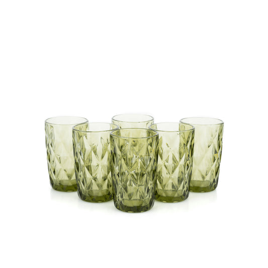 Set 6 pahare ARGOS verde 350 ml