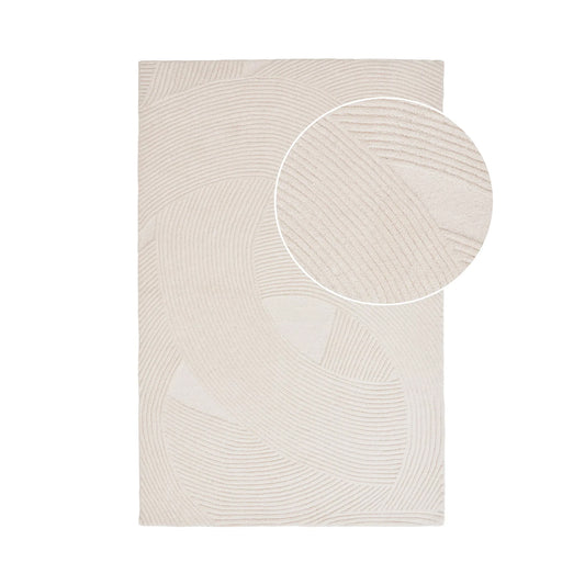 Covor alb MANDAL 200x300 cm