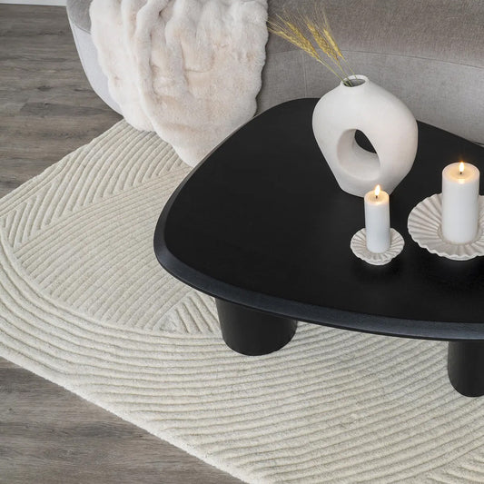 Covor alb MANDAL 200x300 cm